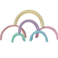 Sugar + Maple Rainbow Stacker (6 pc) | Pastel