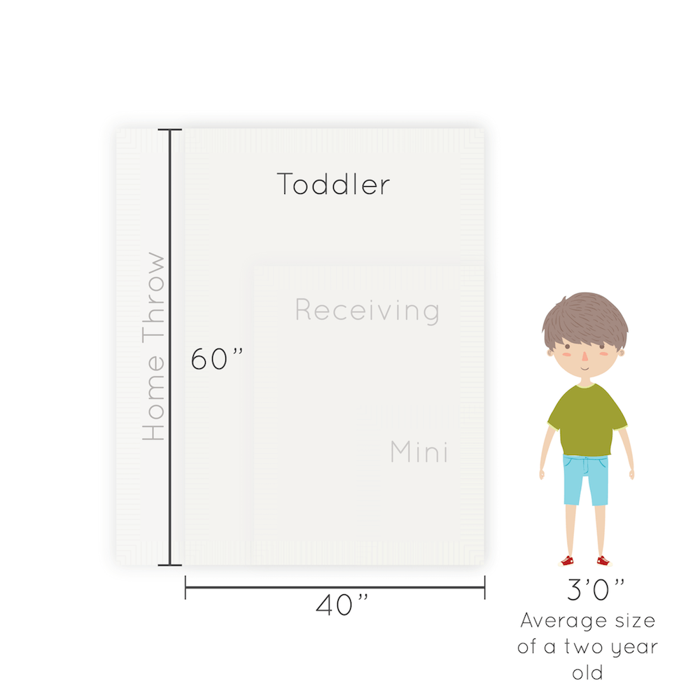 Saranoni Lush Toddler Blanket | Feather