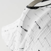 Little Unicorn Cotton Muslin Car Seat Canopy - Arrow
