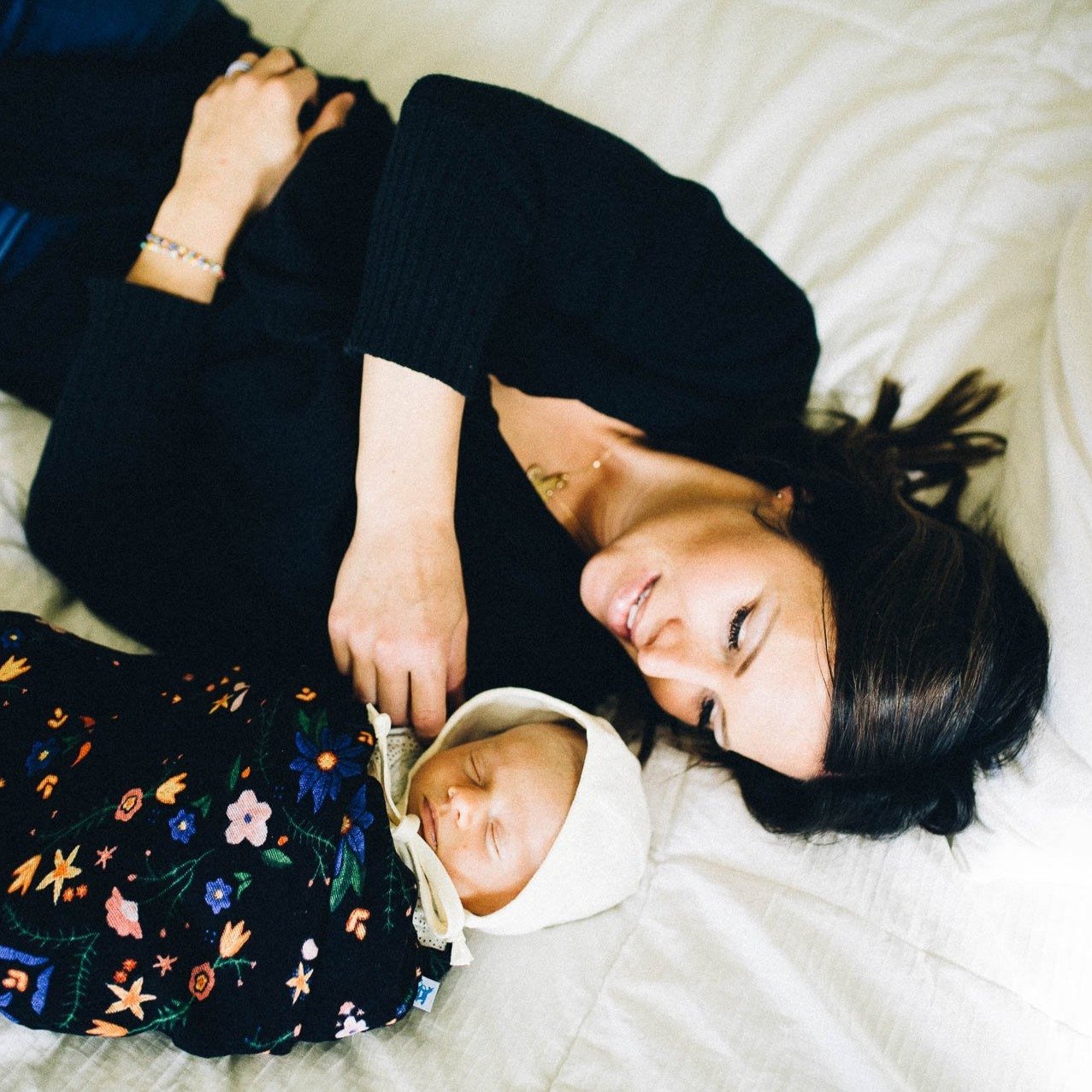 Little Unicorn Cotton Swaddle - Floral Stitch