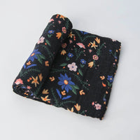 Little Unicorn Cotton Swaddle - Floral Stitch