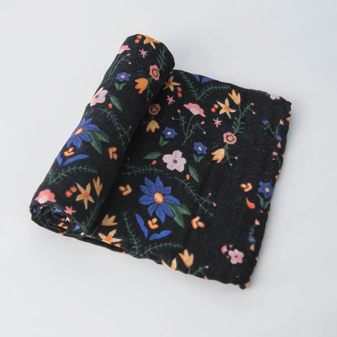 Little Unicorn Cotton Swaddle - Floral Stitch